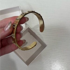 Chic Gold-Tone Cuff Bracelet